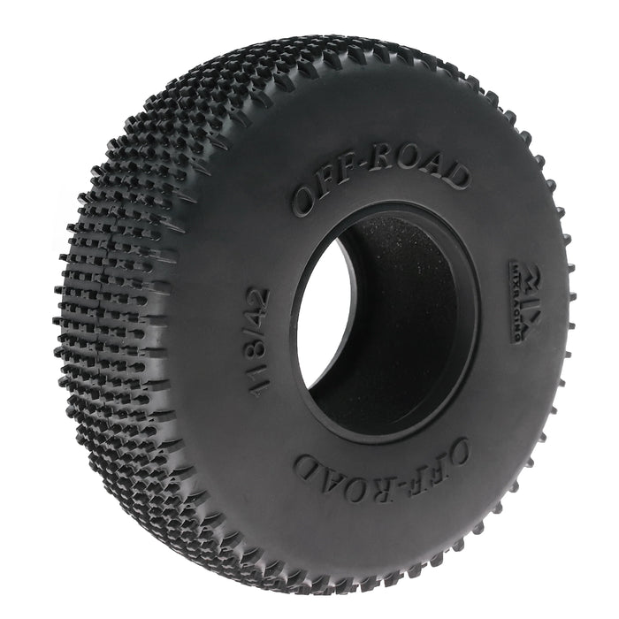 4PCS 1.9" 118x42mm 1/10 Buggy Tires (Rubber)