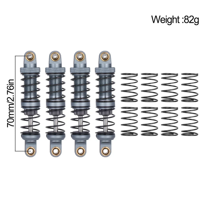 70mm-120mm Shock Absorber for Axial, Traxxas 1/10 (RVS)