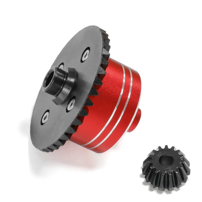 Differential Case with Steel Main & Spur Gear for Tamiya TT02 TT02B XV02 1/10 (Metal)