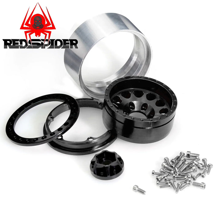 4PCS 1.9" 56x23mm 1/10 Crawler Wheels Set (Metaal)