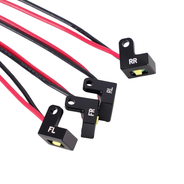 INJORA 4-LED Rock Lights Kit for Axial SCX30 1/30 (White)