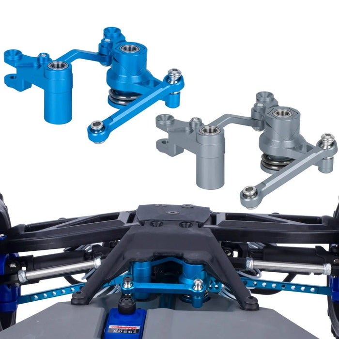 Steering Bellcrank & Drag Link Servo Saver Set for Traxxas BL-2S Slash 4x4 4WD (Alu)