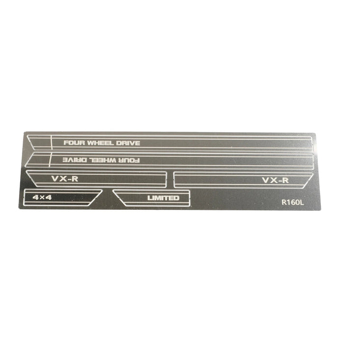 RCDream Protective Side Skirt Sheet for FMS FCX10 LC80 1/10 (RVS)