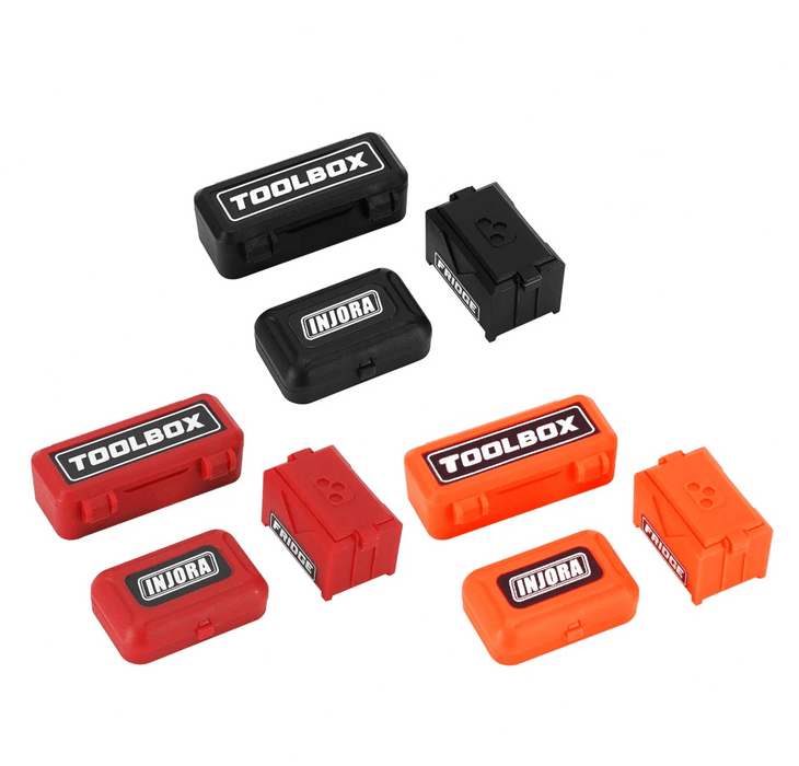 INJORA Scale Mini Tool Box Decoration Accessories 1/18 1/24