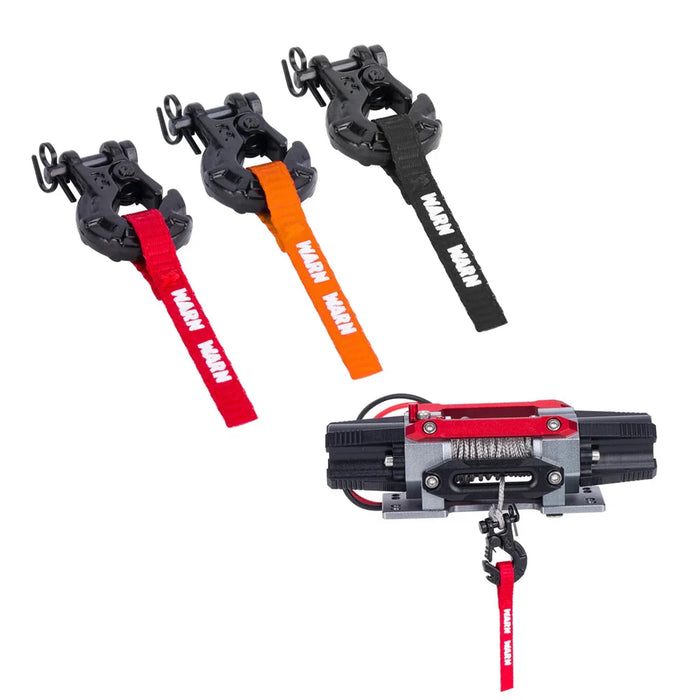 1/10 Winch Hook w/Winch Pull Strap (Metaal)
