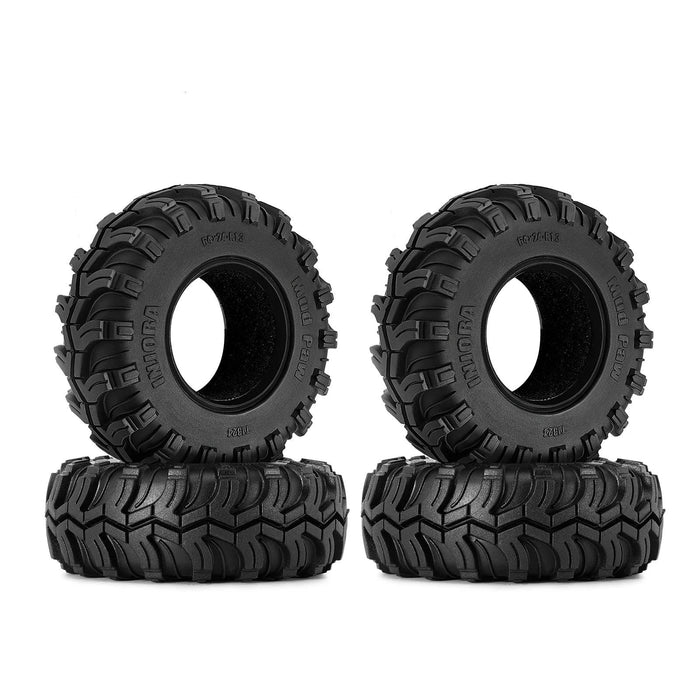 4PCS INJORA S5 1.3" 64x24mm 1/24 1/18 Crawlers Tires