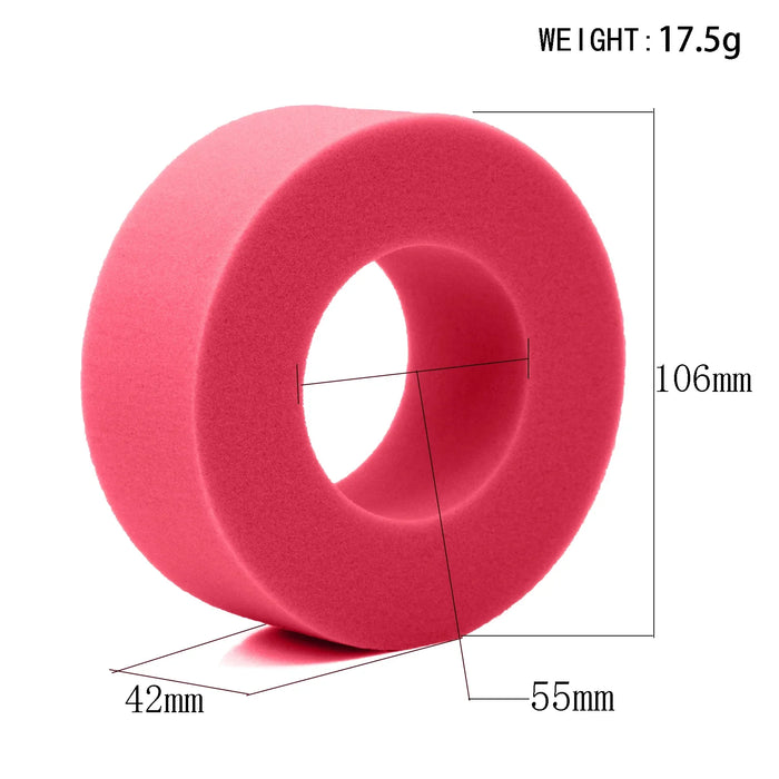 4PCS 1.9" 106x42mm Tire Foam Inserts (Foam)