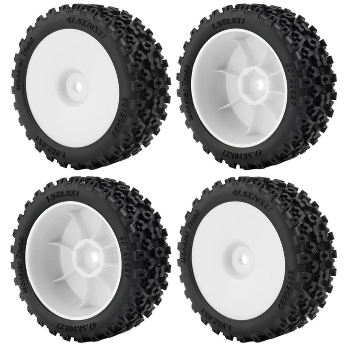 Front & Rear Wheel Set for Arrma Typhon Grom 1/18