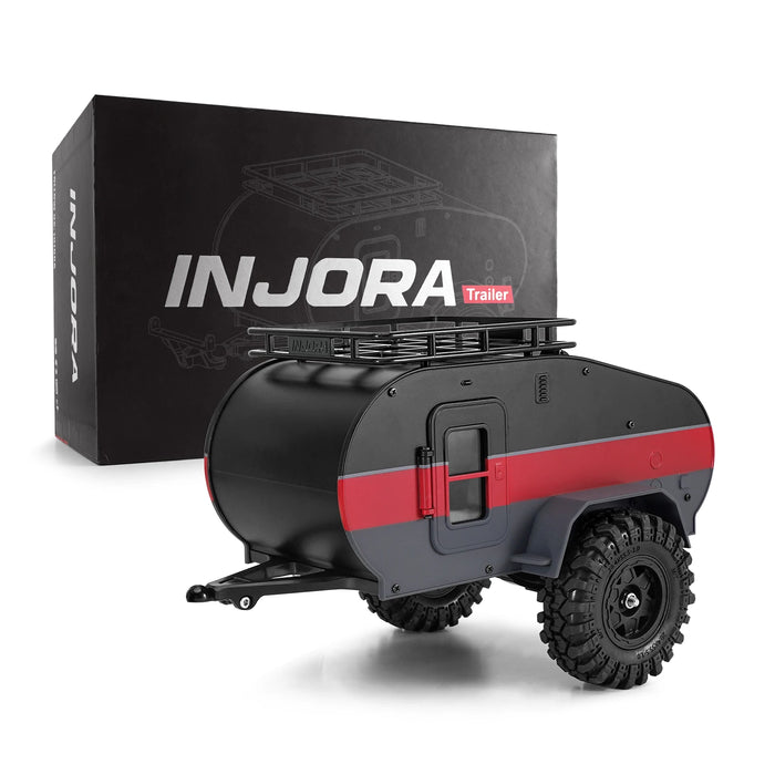 INJORA Teardrop Trailer w/ Hitch 1/24