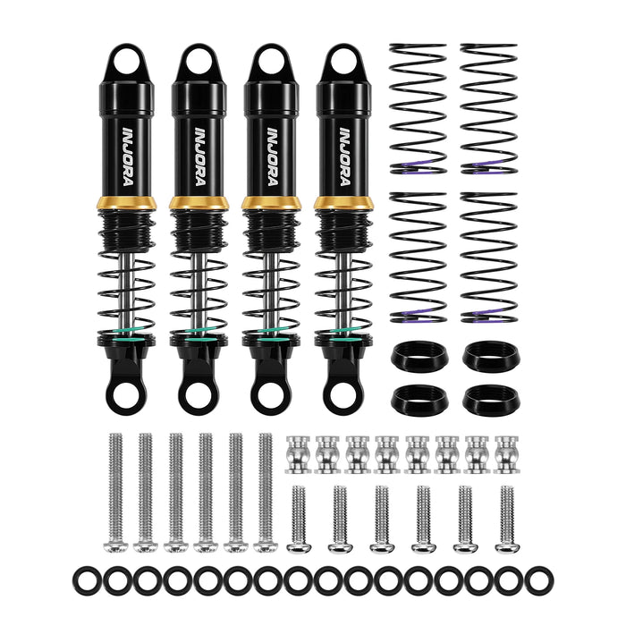 INJORA LS 59mm/55mm Oil Shocks for Traxxas TRX4M 1/18 (Alu)