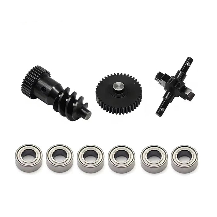 Gearbox & Axle Gear w/ Bearings Set for Axial SCX30 1/30 (Staal)