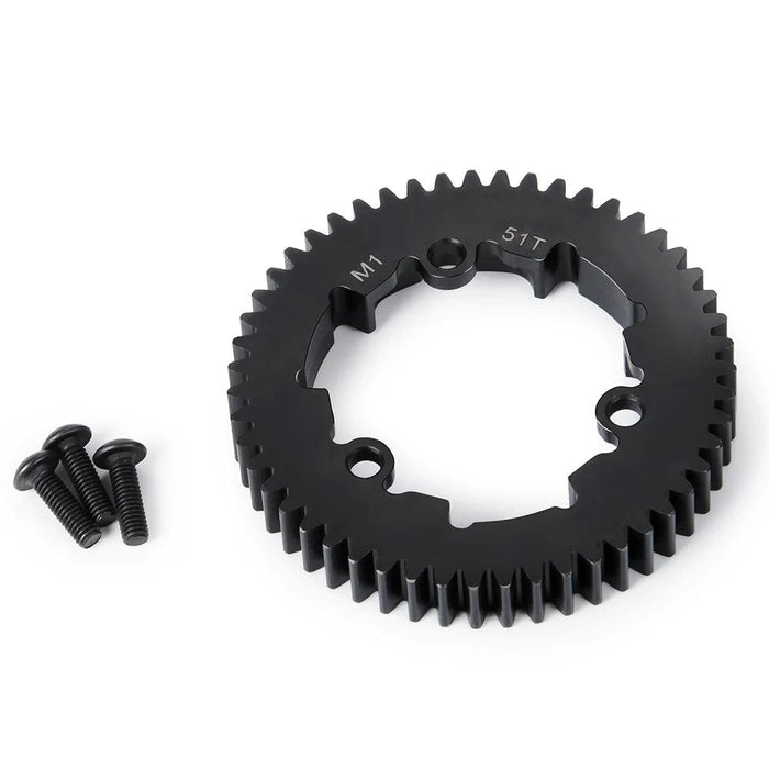 46T/50T/51T/52T/54T pignon droit M1 pour Traxxas X-Maxx 1/5 E-REVO 2.0 1/8 (Acier)