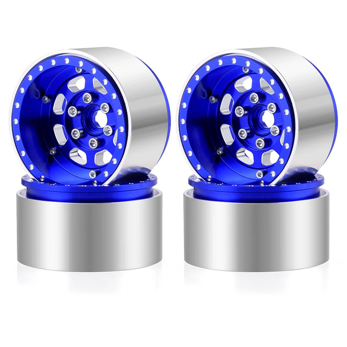 4PCS 1.9" 57x32mm Beadlock-Felgen Crawler 1/10 (Alu)