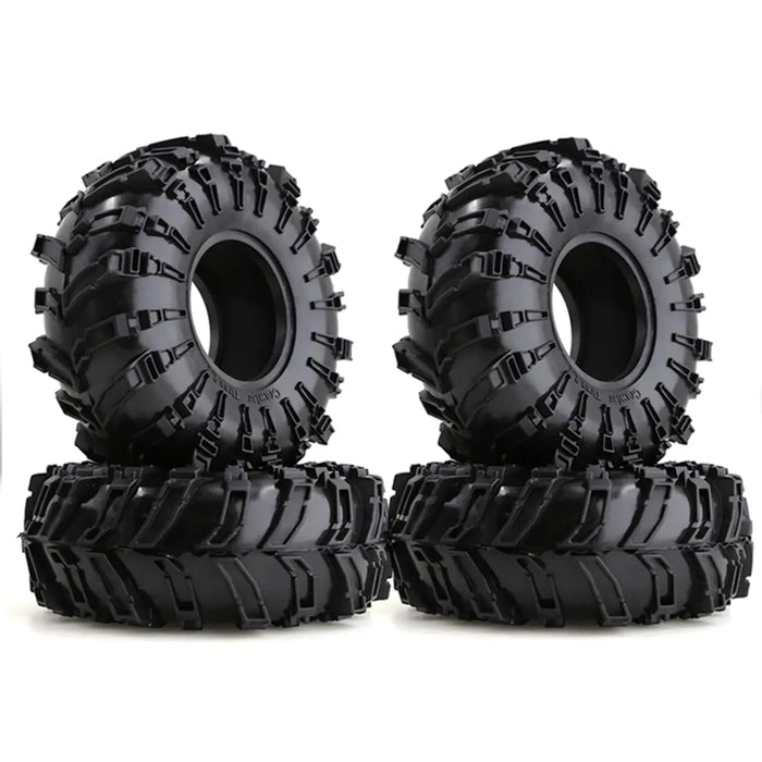 4PCS 2.2" 140x55mm 1/10 Crawler Tires (Rubber)