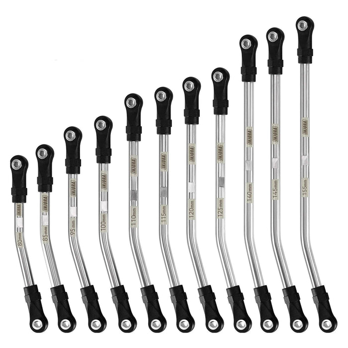 Liens à haute garde au sol INJORA avec embouts à rotule pour voiture crawler 1/10