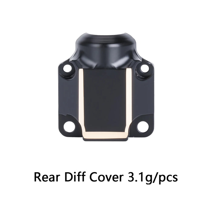 Steering Knuckles, Diff Covers & Rear Hub Weights for Axial SCX30 1/30 (Messing)