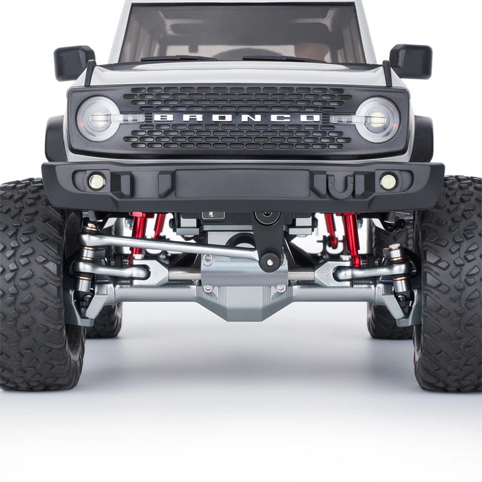 Straight Axle Set w/ Hydraulic Steering Link for Axial SCX24 1/24 (Alu)