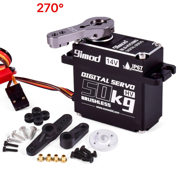 9imod 50KG Waterproof Digital Brushless Servo