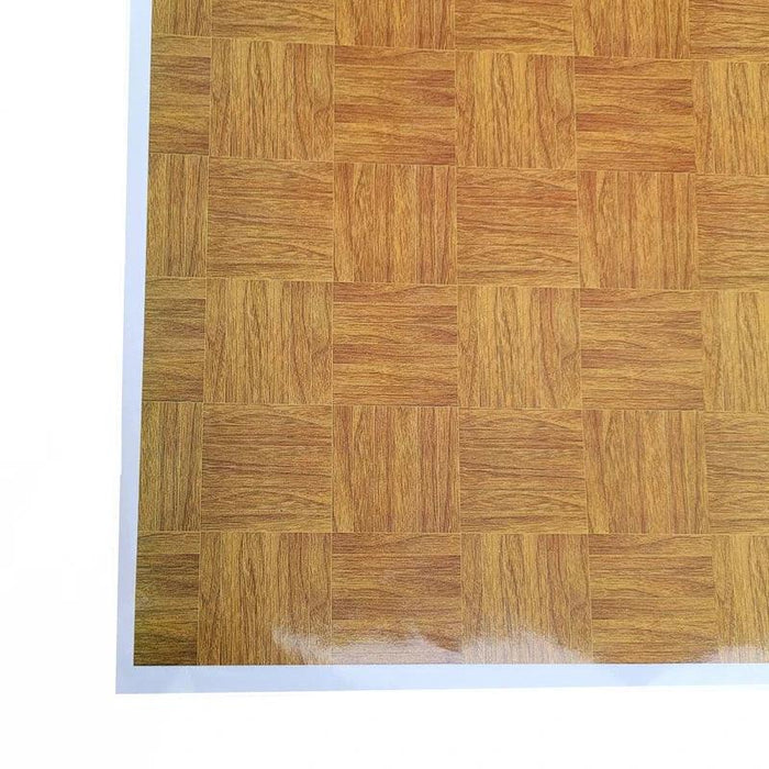 1 autocollant pour carrelage de sol en bois d'intérieur 42 x 30 cm