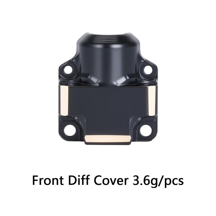 Steering Knuckles, Diff Covers & Rear Hub Weights for Axial SCX30 1/30 (Messing)