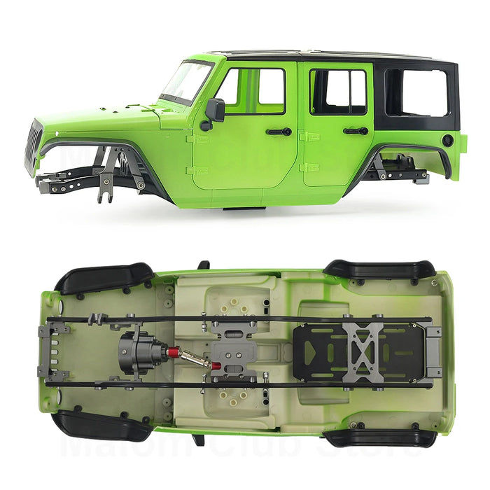 313mm Wheelbase Chassis Frame Set for Axial SCX II 1/10