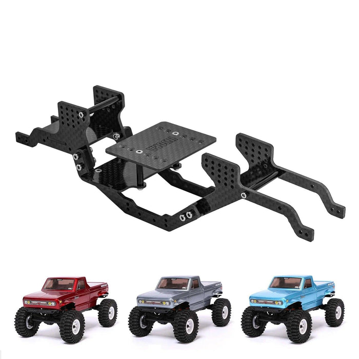 INJORA LCG Chassis Kit for Redcat Ascent-18 1/18 (Carbon Fiber)