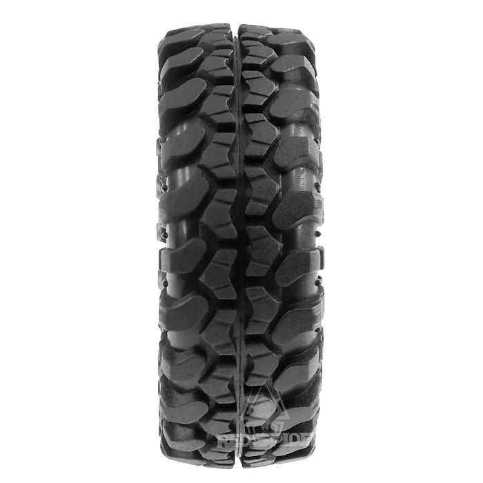 4PCS 1.0" 55x20.4mm 1/24 Crawler Wheels Set (Plastic, Rubber)