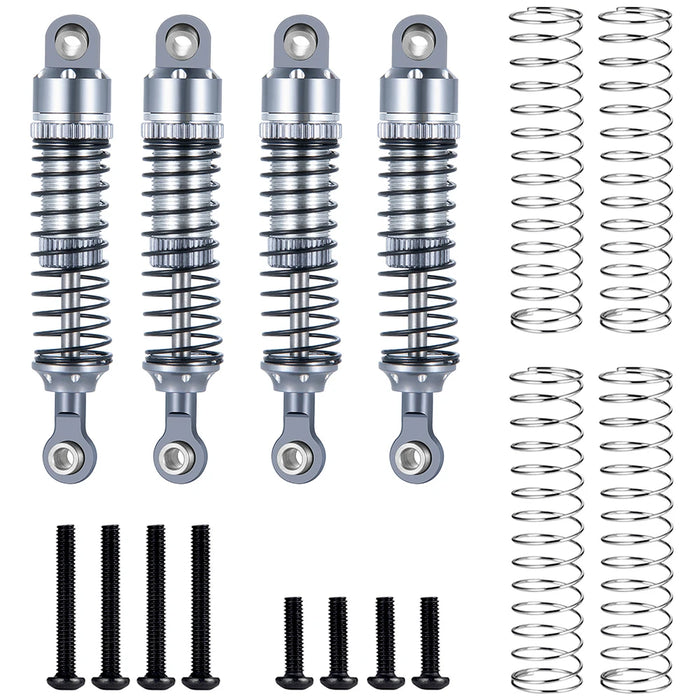 4PCS Amortisseur 52mm pour TRX-4M Bronco Defender 1/18 (Alu)