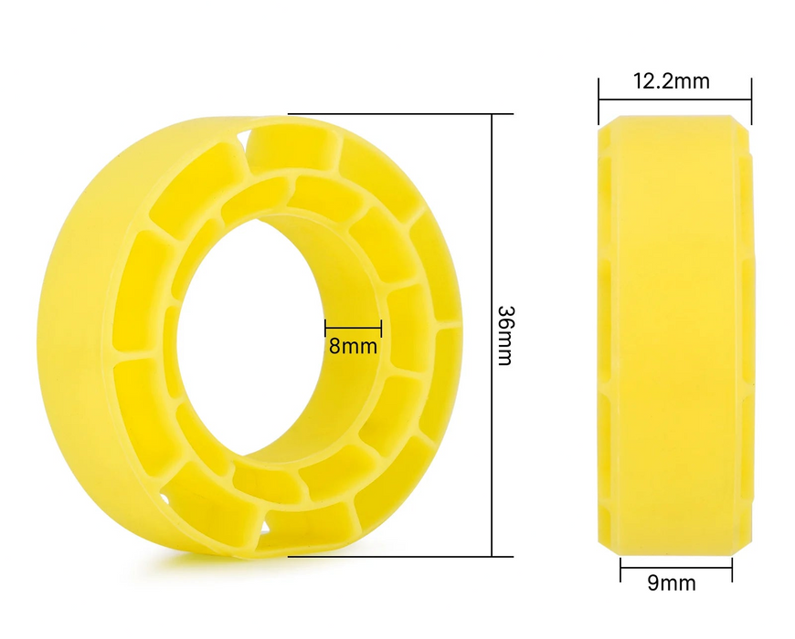 INJORA 4PCS 0.7" 39-41mm Tires Silicone Rubber Inserts