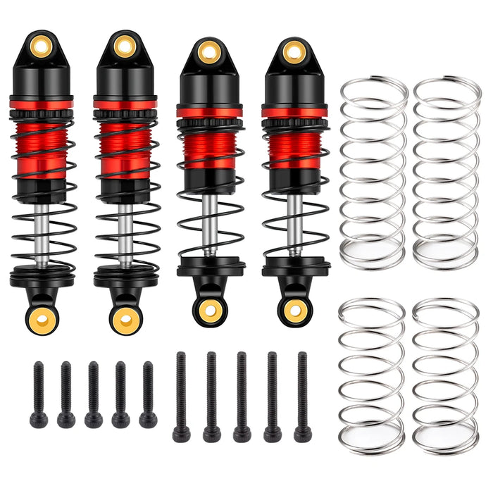 4PCS Front Rear Shock Absorbers for LOSI Micro-B 1/24 (Alu)
