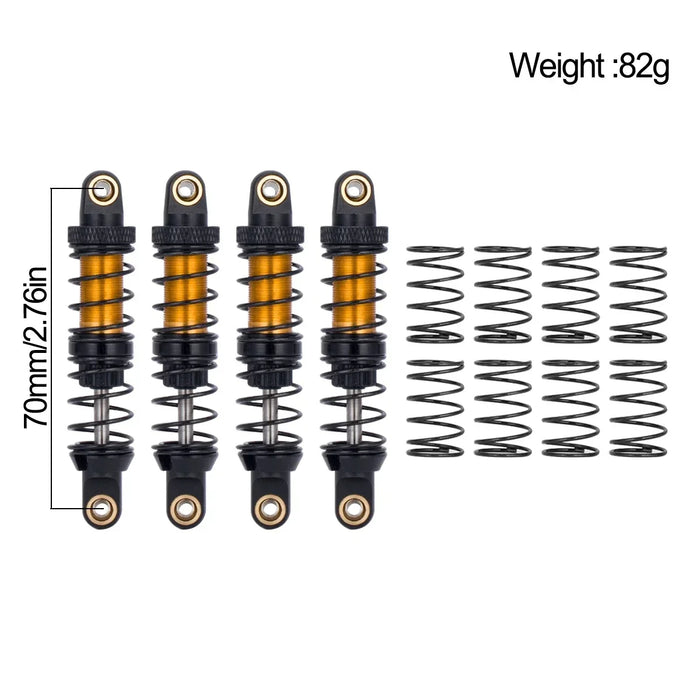 70mm-120mm Shock Absorber for Axial, Traxxas 1/10 (RVS)