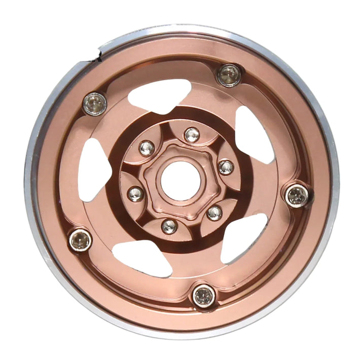 4PCS 1.9" 56x31mm 1/10 Crawler Beadlock Wheels (Metal)