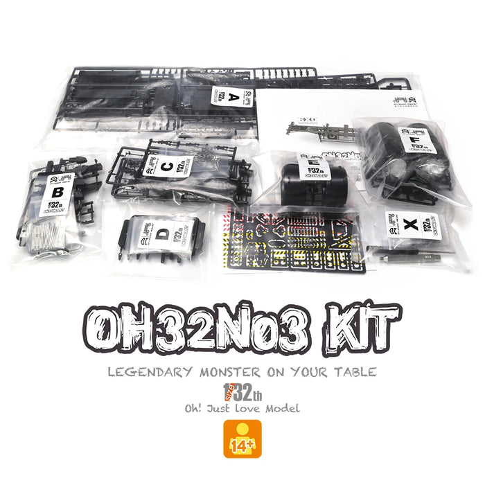 Orlandoo Hunter 1/32 Model Skeleton Container Trailer OH32N03 KIT