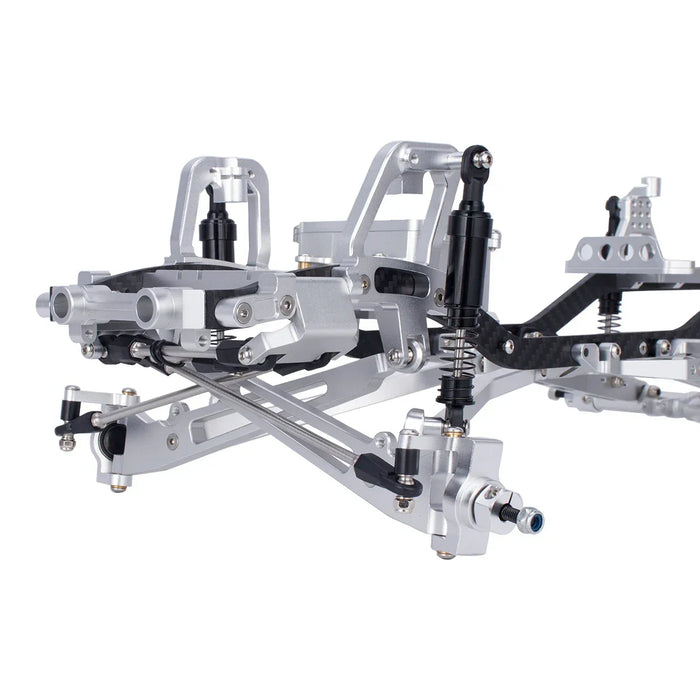 Twin I-Beam 2WD Pre-Runner Chassis Kit for Axial SCX10 I II III Pro TRX4 Capra 1/10 (Metaal)