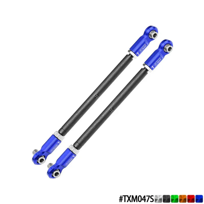 GPM Front Steering Rod & Ends for Traxxas Funco 1/6 (Staal Alu)