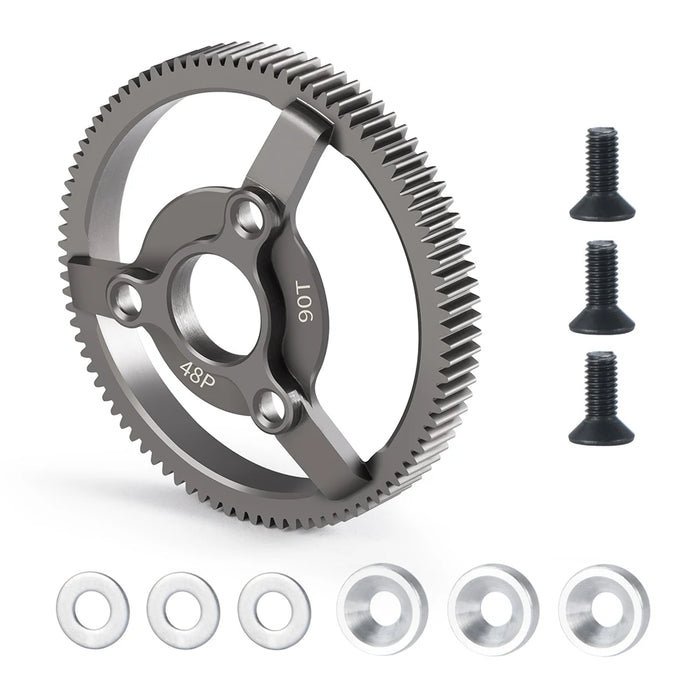48P 74-90T Stirnrad für Traxxas Slash 2wd 1/10 (Stahl)