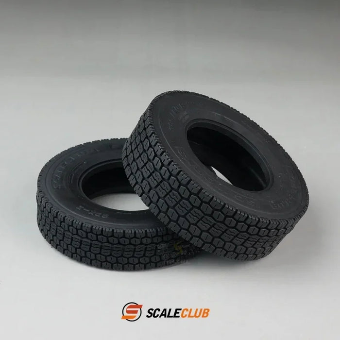 Scaleclub 2PCS Tires for Tractor Truck 1/14 (Metaal)