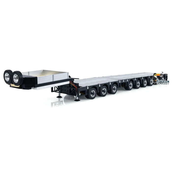 9 Axles Trailer Extendible Trailers w/ LED Lights 1/14 (Metaal) TH23522