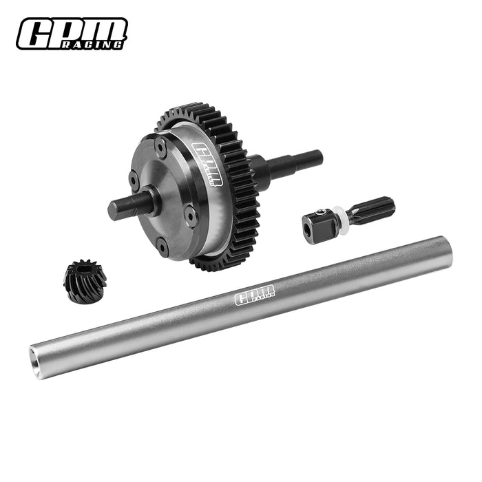 Différentiel complet GPM Centre pour TRAXXAS Mini Maxx/XRT 1/10 (Staal, AL)