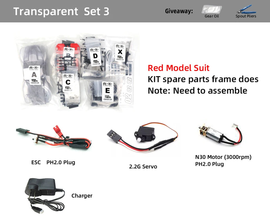 Orlandoo Hunter OH32X02 1/32 RWD Short Course KIT