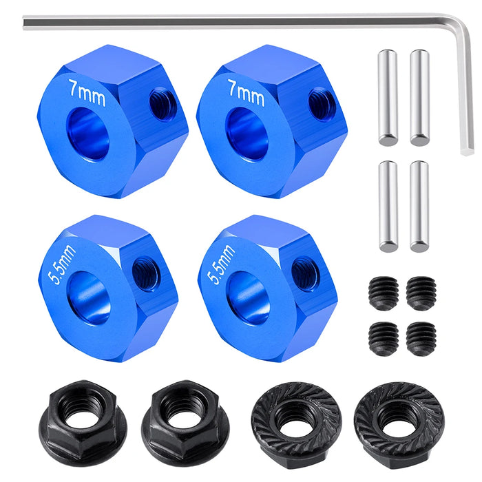 12mm Hex Adapter for Traxxas Slash 2wd 1/10 (Alu)