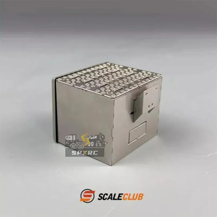 Scaleclub Exhaust Box for Tractor Truck 1/14 (Metaal)