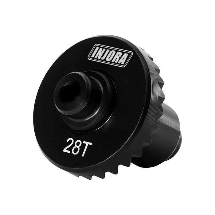 INJORA Ensemble d'engrenages d'essieu hélicoïdal pour HPI Venture18 CR18P 1/18 (Acier)