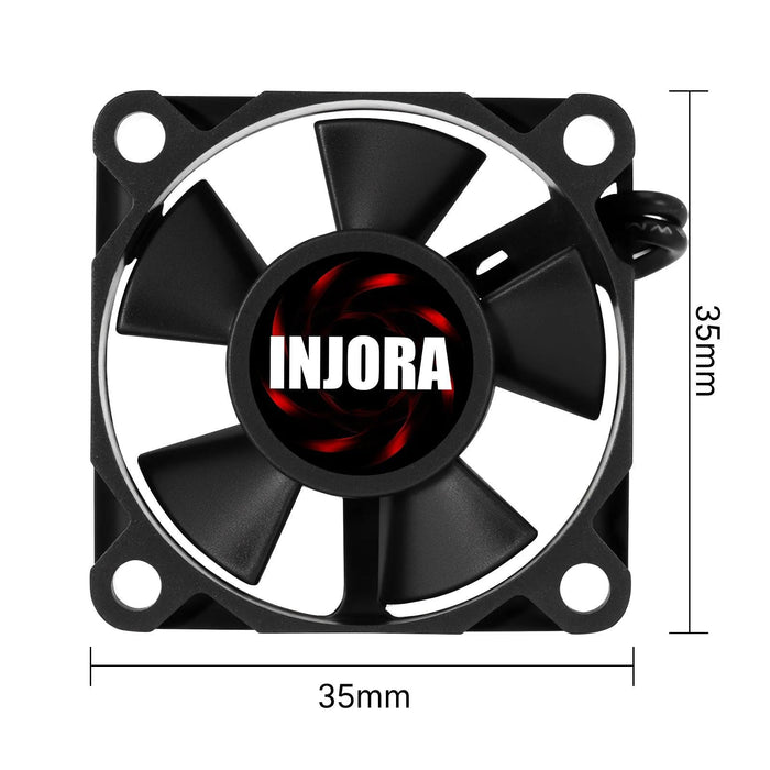 INJORA 25/30/35/40/45/50mm ESC Cooling Fans