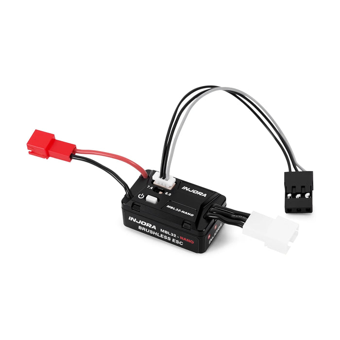 INJORA MBL32-NANO Brushless ESC & 1621 Green Viper Motor 4300KV 1/30