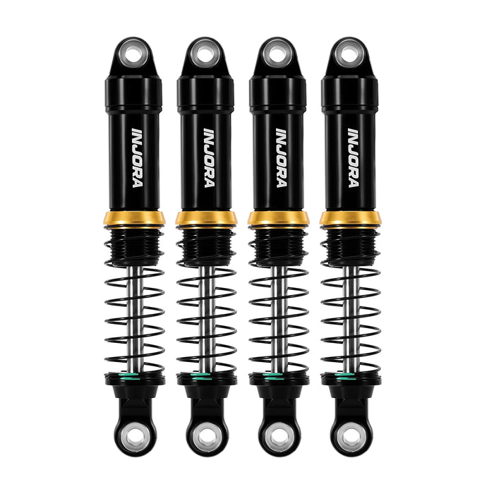 INJORA 4PCS LS 59mm Oil Shocks for Redcat Ascent-18, HPI Venture18 1/18 (Alu)