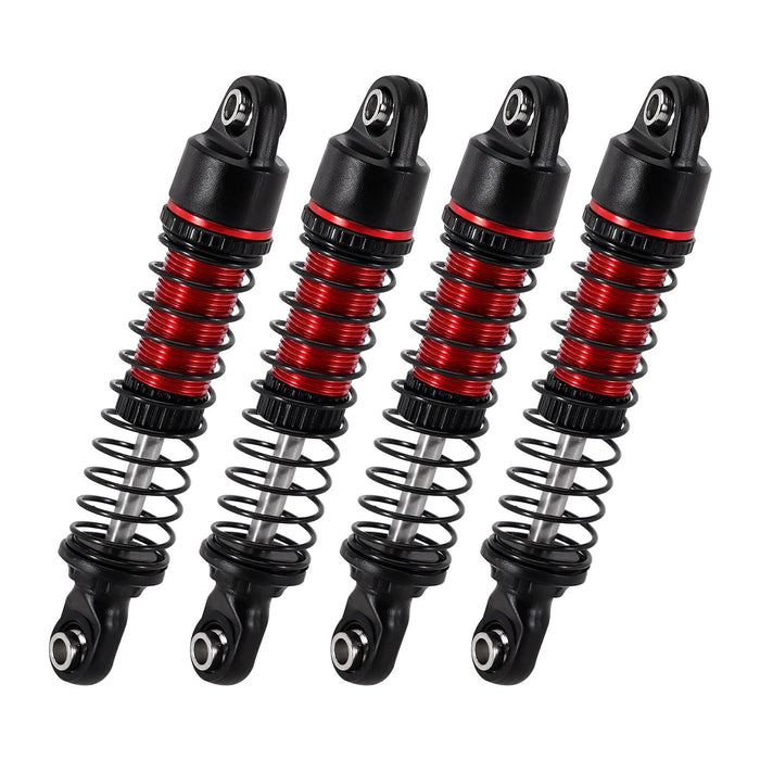 4PCS INJORA 53mm Oil  Shock Absorber for Traxxas TRX4M 1/18 (Aluminium)