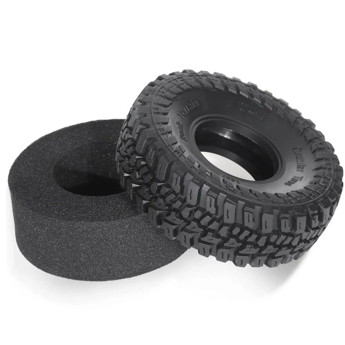 4PCS 1.9" 120x44mm 1/10 Crawler Tires (Rubber)