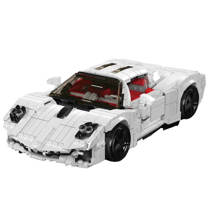 Mould King 10196 Modèle de voiture de sport Utopia blanche Blocs de construction (1423 pièces)
