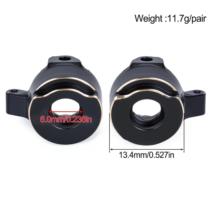Steering Knuckles for Axial SCX30 1/30 (Messing)